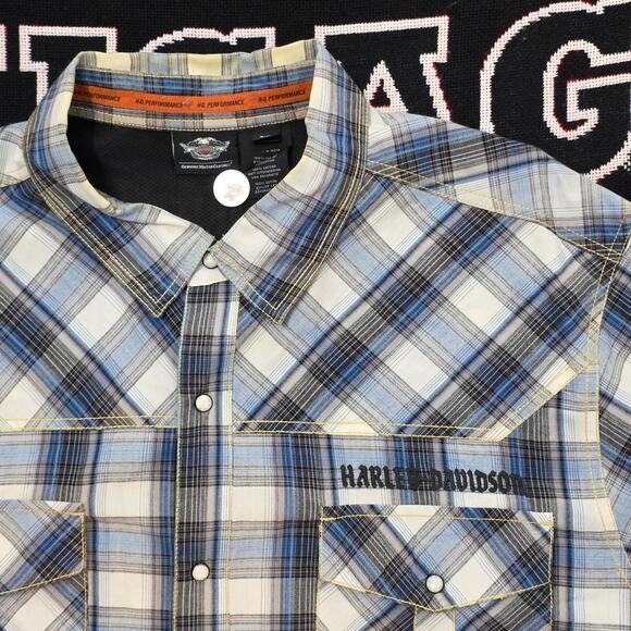 Pearl Snap Harley-Davidson Button-Up - Picture 2 of 7